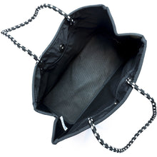 Load image into Gallery viewer, The Sterling Bag (METALLIC SILVER) Neoprene Tote Bag