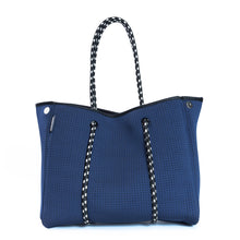 Load image into Gallery viewer, The Sorrento Bag (NAVY BLUE) Neoprene Tote Bag