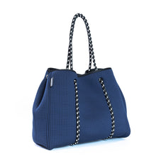 Load image into Gallery viewer, The Sorrento Bag (NAVY BLUE) Neoprene Tote Bag