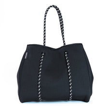 Load image into Gallery viewer, The Brighton Bag (BLACK) Neoprene Tote Bag