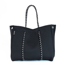 Load image into Gallery viewer, The Brighton Bag (BLACK) Neoprene Tote Bag