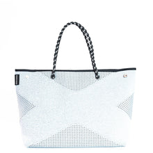 Load image into Gallery viewer, The X Bag (LIGHT GREY MARLE) Neoprene Tote Bag
