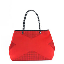 Load image into Gallery viewer, SALE: The X Bag (RED) Neoprene Tote Bag