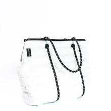 Load image into Gallery viewer, SALE: The Windsor Bag (WHITE) Prene Puffer Tote Bag