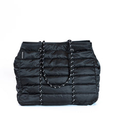 Load image into Gallery viewer, SALE: The Windsor Bag (BLACK) Prene Puffer Tote Bag