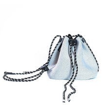 Load image into Gallery viewer, SALE: The Billie Bag (LIGHT GREY MARLE) Neoprene Bucket Bag