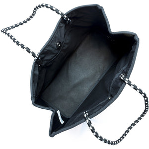 The Sterling Bag (METALLIC SILVER) Neoprene Tote Bag