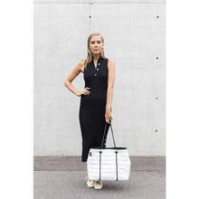 Load image into Gallery viewer, SALE: The Windsor Bag (WHITE) Prene Puffer Tote Bag