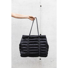Load image into Gallery viewer, SALE: The Windsor Bag (BLACK) Prene Puffer Tote Bag