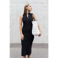 Load image into Gallery viewer, SALE: The Windsor Bag (WHITE) Prene Puffer Tote Bag